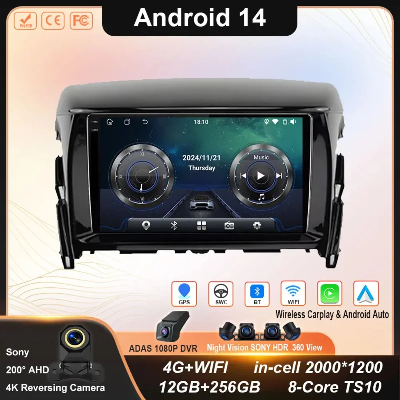 Car Radio Carplay F… - image