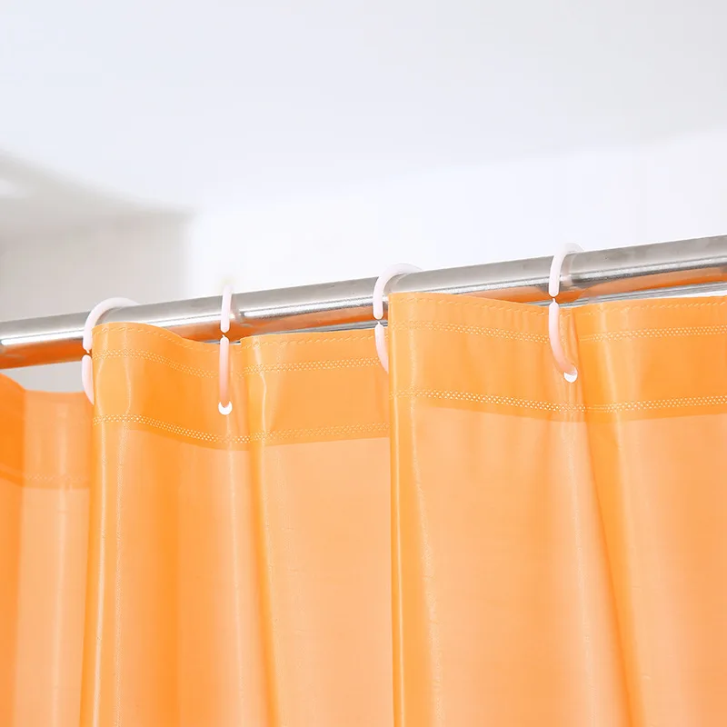 Waterproof Shower Curtain PEVA Thick Bathroom Screens With 12 Hooks Mildew Proof Durable Bathtub Curtains Home Living Room Decor