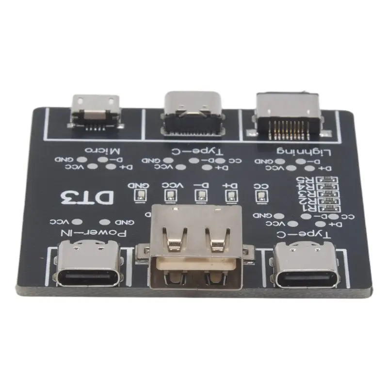 New--USB Data Line Detection Board Short Circuit Switch Detection Board For IOS Android Micro-USB Type-C
