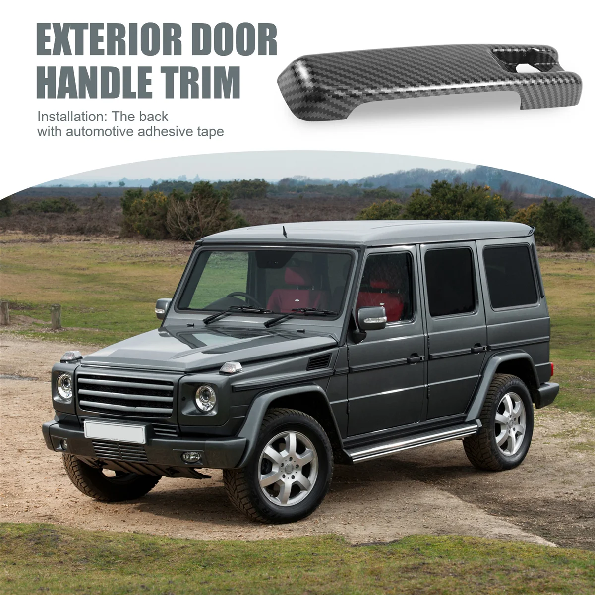 

Durable Car Door Handle Cover for Mercedes Benz G Class W463 W464 2019-2020