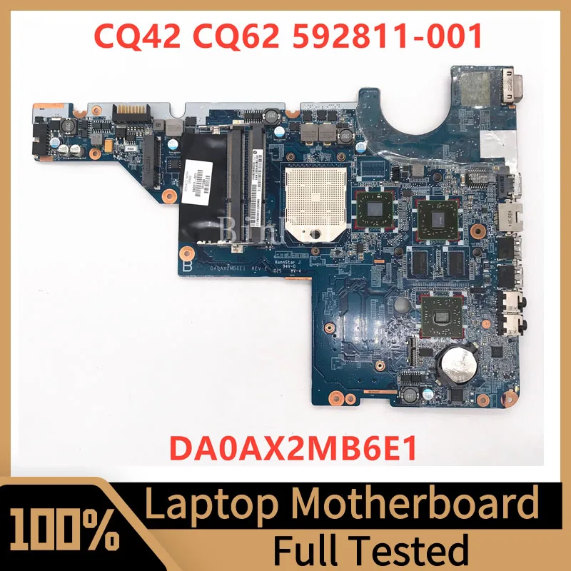 

592811-001 592811-501 592811-601 Mainboard For HP CQ42 CQ62 Laptop Motherboard DA0AX2MB6E1 100% Full Tested Working Well