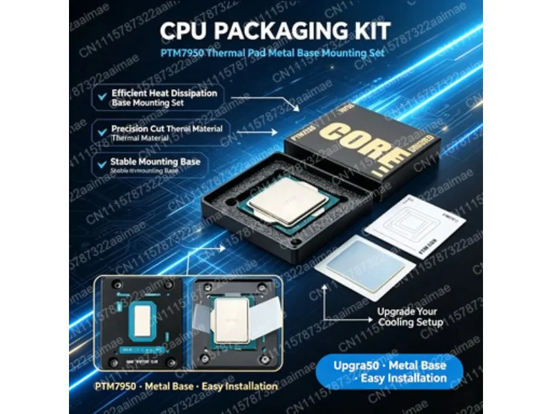 13th Gen Core i9-13950HX i7-13850HX LGA1700 CPU Copper IHS Heat Spreader Replacement