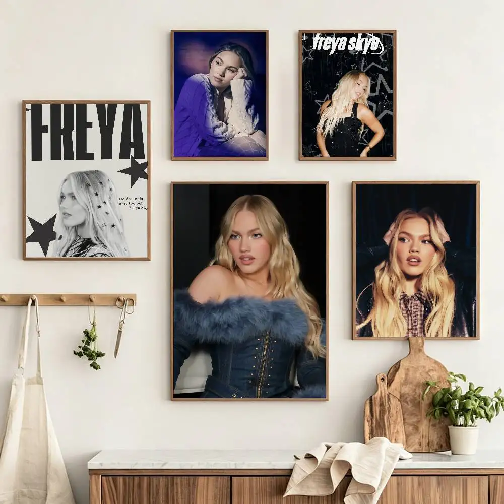 F-Freya Skye S-Stardust  Custom HD Waterproof Self Adhesive Wall Art Poster