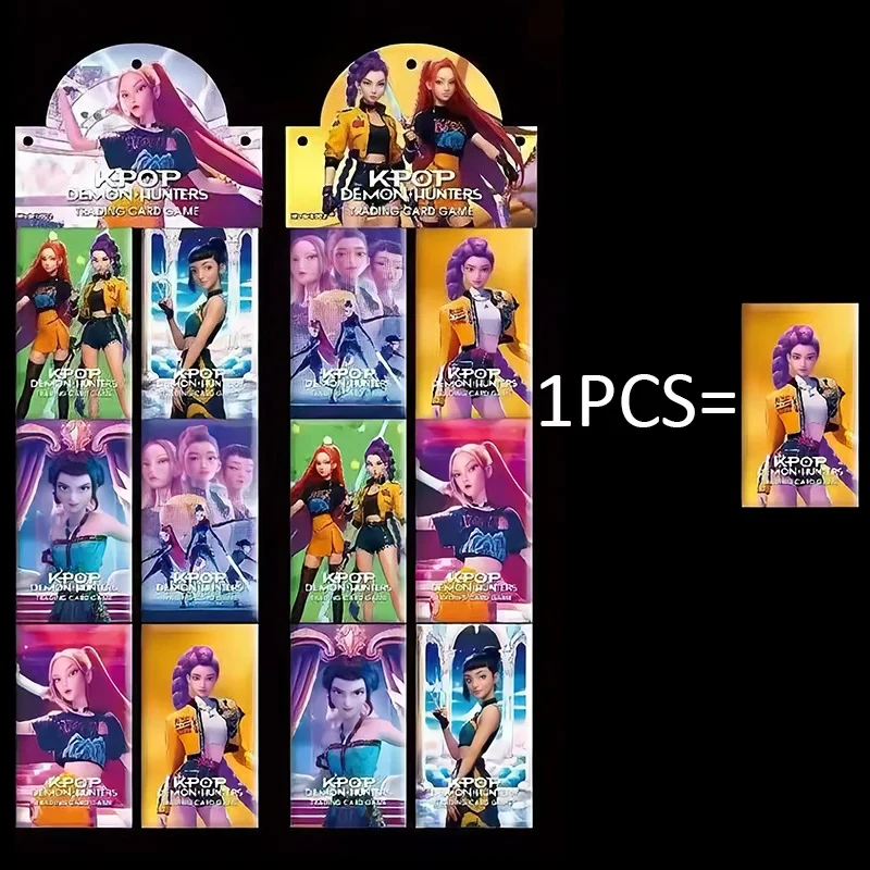 9/12/18/36 حقيبة KPop شيطان الصيادين تحصيل بطاقة معركة كارت مجلس لعبة HUNTR/X أنيمي رومي زوي ميرا بطاقة التداول لعبة هدية #4
