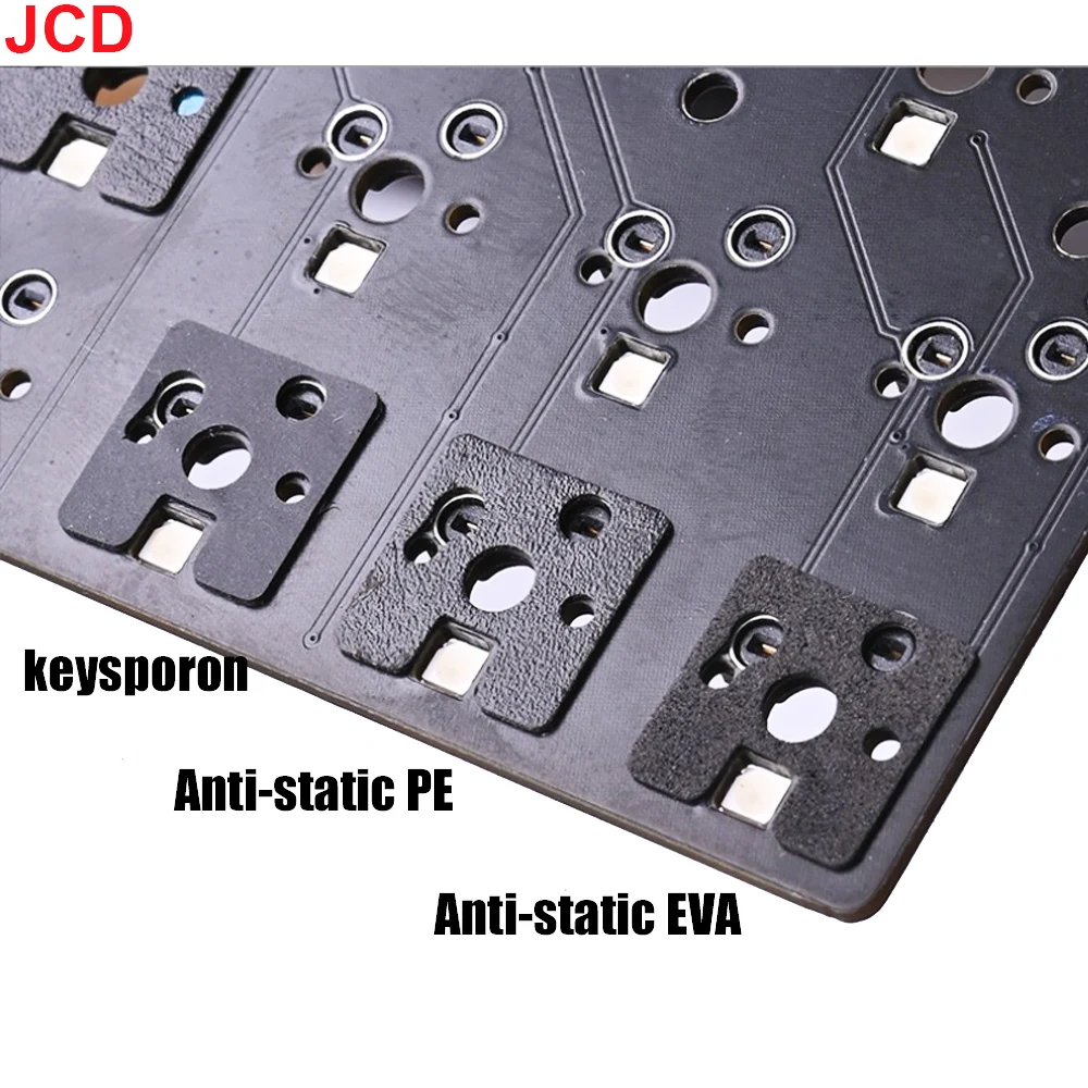 120pcs Poron PE EVA Pad for Mechanical Keyboard PCB Switch Pads Stickers Foam Material Gasket Improve BM60 BM65 BM68 XD64 BM80