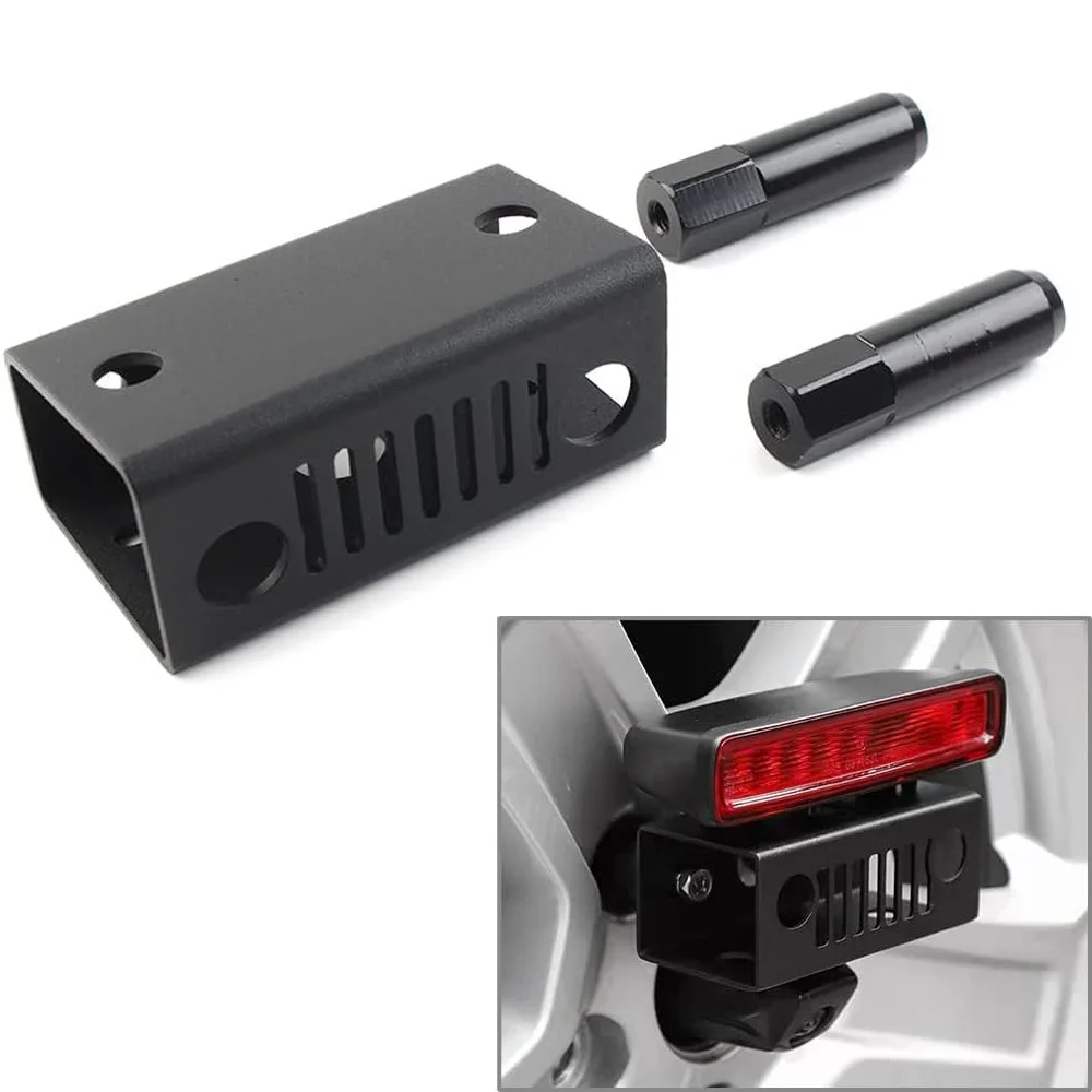 High Mount 3rd Third Brake Taillight Relocation Bracket Spare Tyre Brake Lamp Mount Holder For Jeep Wrangler JL 2018-2024