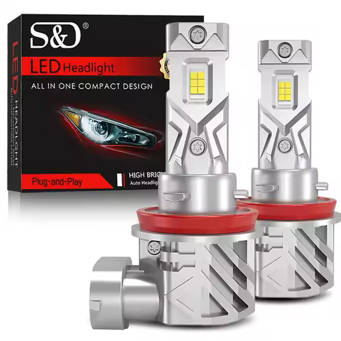 25000LM H8 H11 LED Headlight Canbus 9005 HB3 9006 HB4 CSP LED Headlamp Bulb 120W Turbo Auto Lamp 6000K 12V