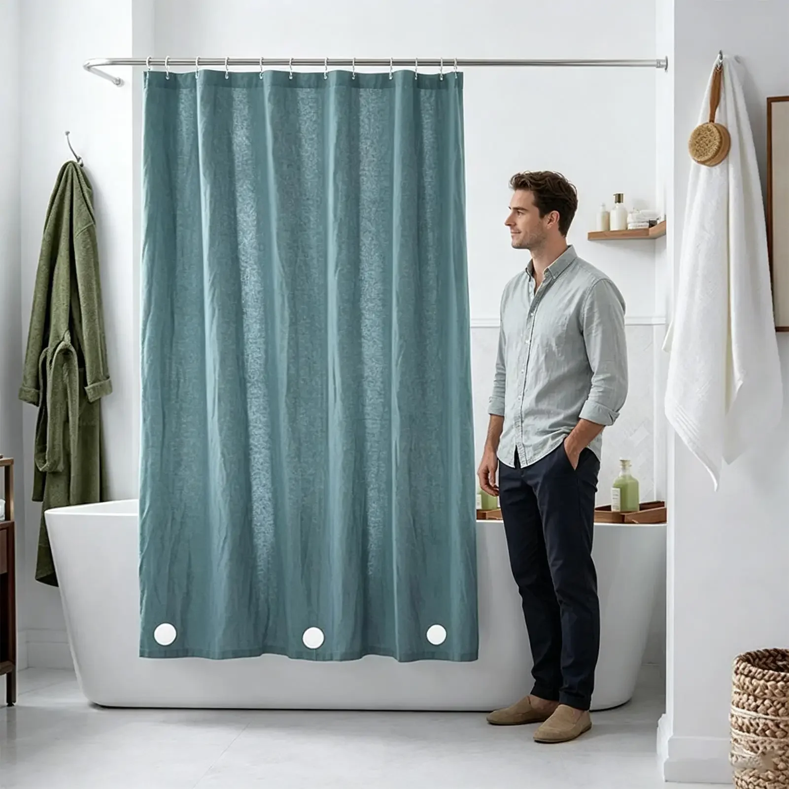 Weights For Shower Curtains Bottom 8 Pieces Drapery Accessories Outdoor Flag Weights For Homeowner Renter Resident Home