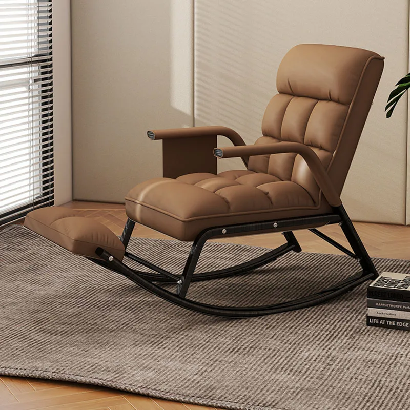 Arm Rocking Relax Chaise Lounge Luxury Rest Modern Office Armchair Backrest Person Sillas Mecedoras Living Room Sets Furniture