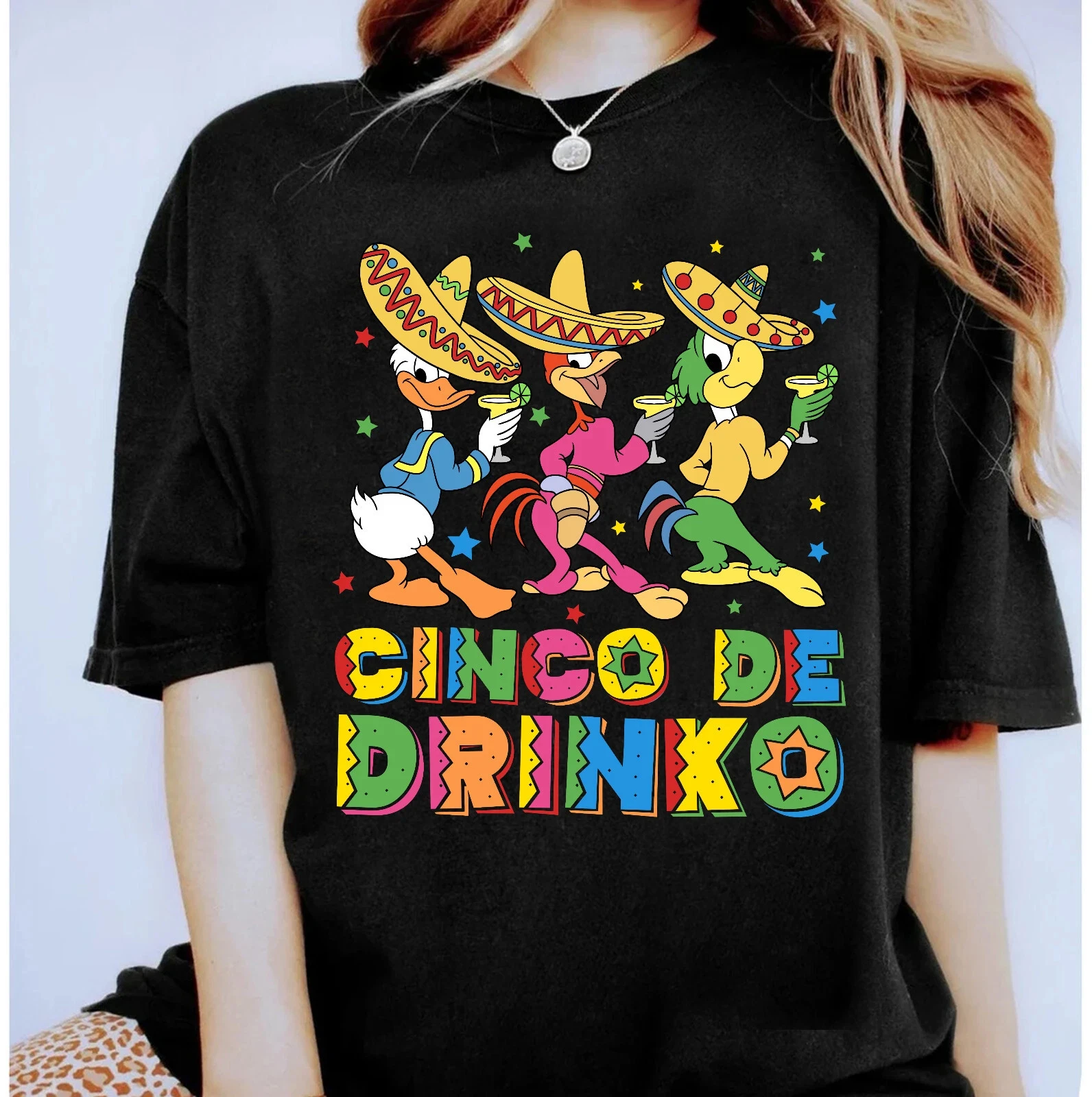 Disney Cinco De Drinko Printed T-shirt Mother Daughter Matching Clothes Boys Clothes Family Matching Outfits Kids Clothes
