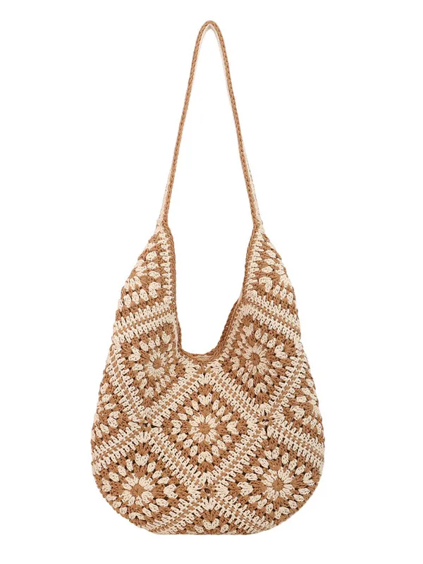 

Пляжная большая сумка через плечо Capaci, повседневная тканая художественная сумка-тоут Personali для женщин, модный дизайн