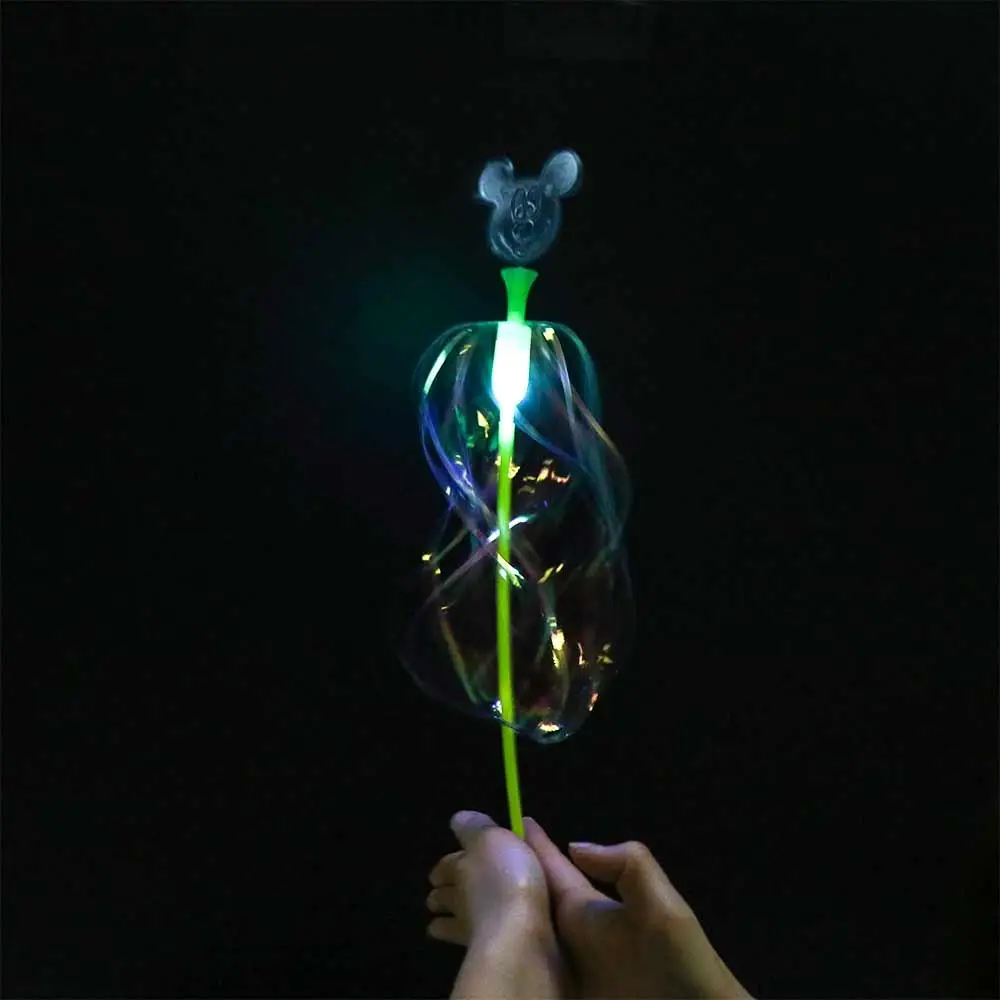 Puntelli Cosplay per feste Bastone incoraggiante per bambini Bastone magico arcobaleno Bastone luminoso Giocattolo Bastone luminoso magico Bastone da fata magica a LED