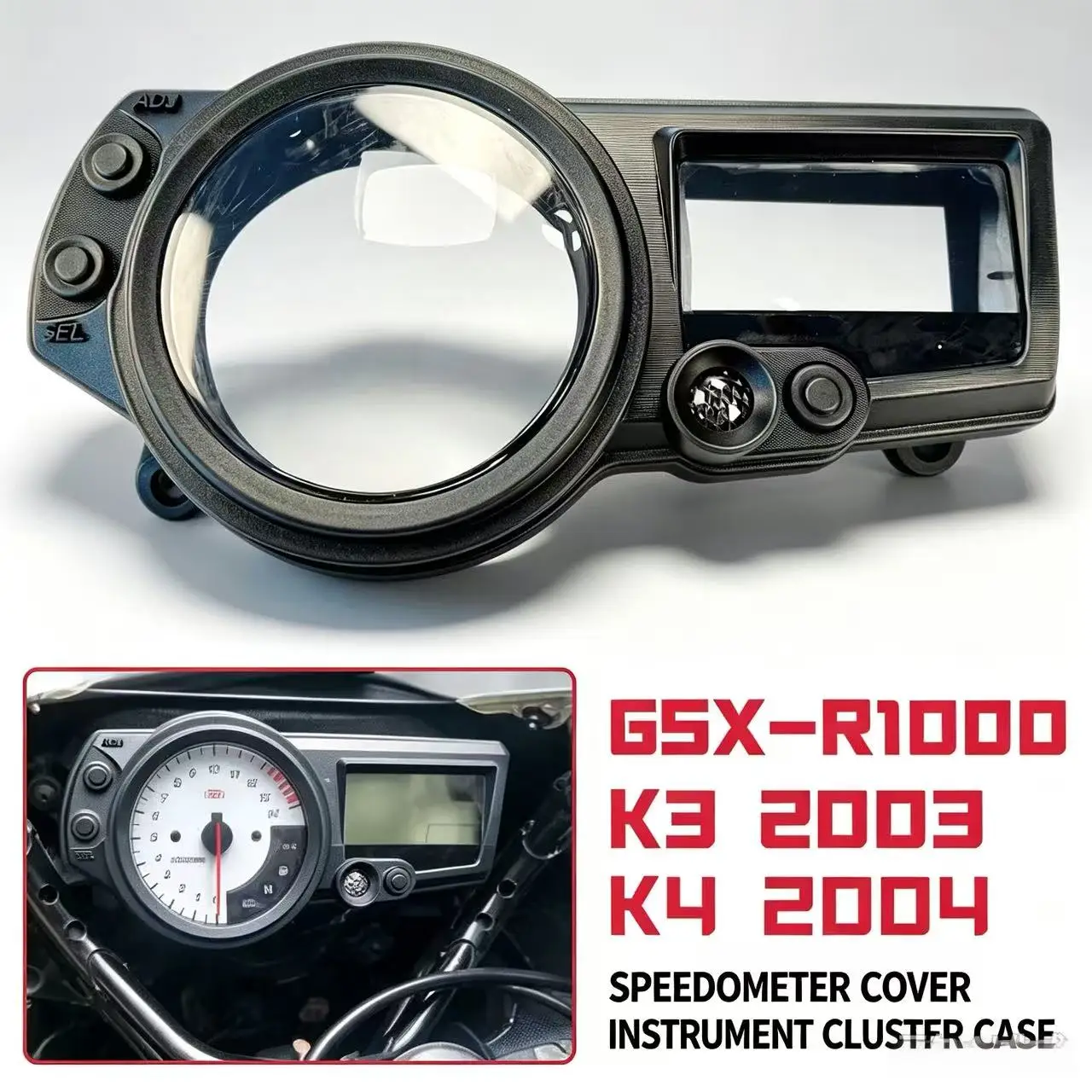 for GSXR1000 GSX-R1000 K3 K4 2003 2004 motorcycle speedometer tachometer instrument case