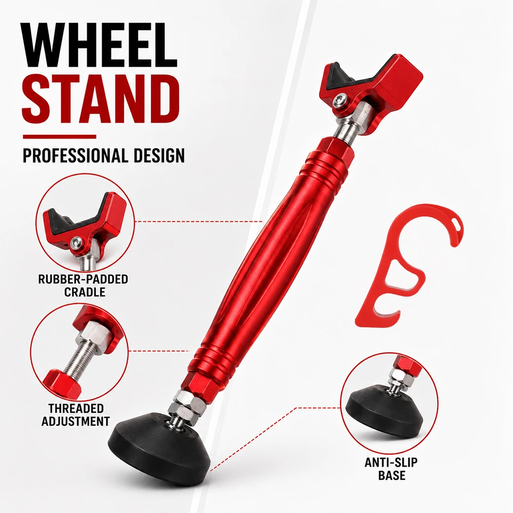 Motorcycle Support Side Wheel Stand Frame Balancer Lift With Brake Lock Hook Universal For KTM Yamaha Honda Suzuki Motocross image 3
