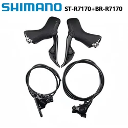 Shimano Di2 105 R7100 ST-R7170 BR-R7170 Hydraulic Disc Brake Dual Control Lever 2x12s Right Left R7170 Brake For Road Bike