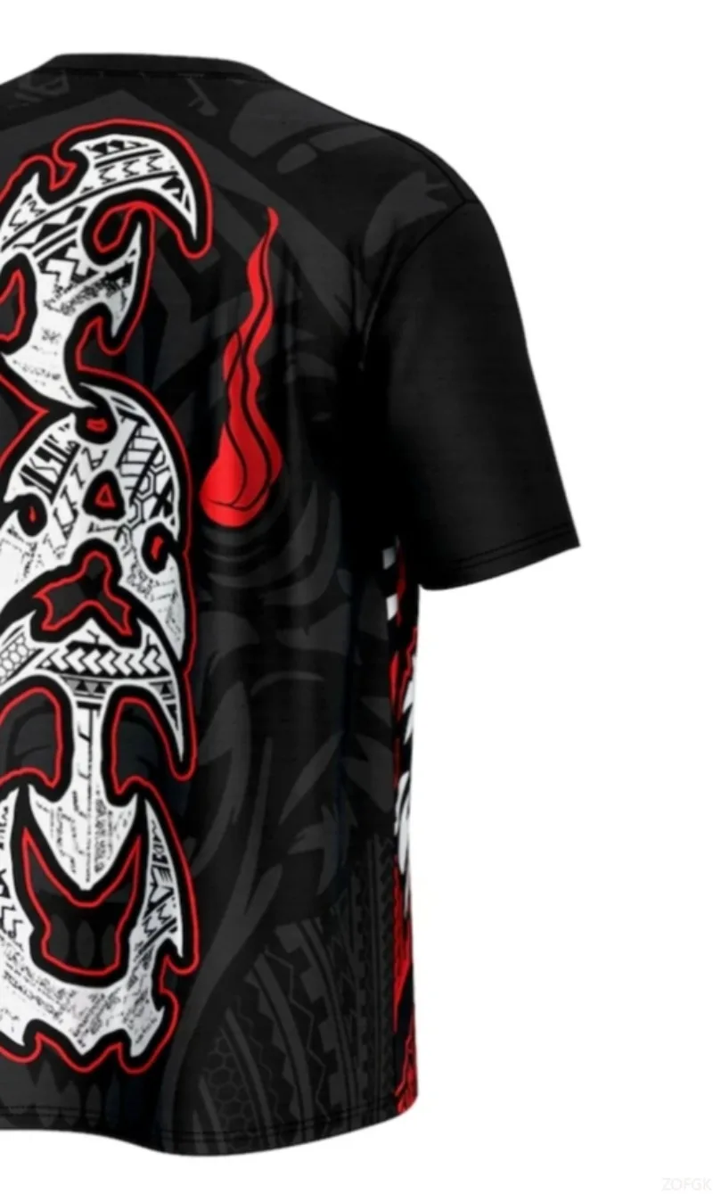 2025 المصارعة ثلاثية الأبعاد تي شيرت مطبوع تنفس ومريحة الصيف تي شيرت الشارع عادية جولة الرقبة الأعلى #5