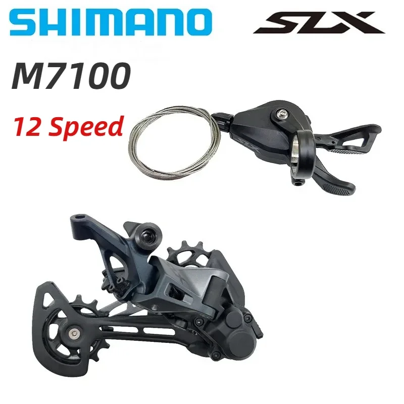 SHIMANO DEORE SLX M7100  Rear Derailleurs Mountain Bike M7100 SGS MTB Derailleurs 12-Speed Shifter Lever  12S 24-Speed