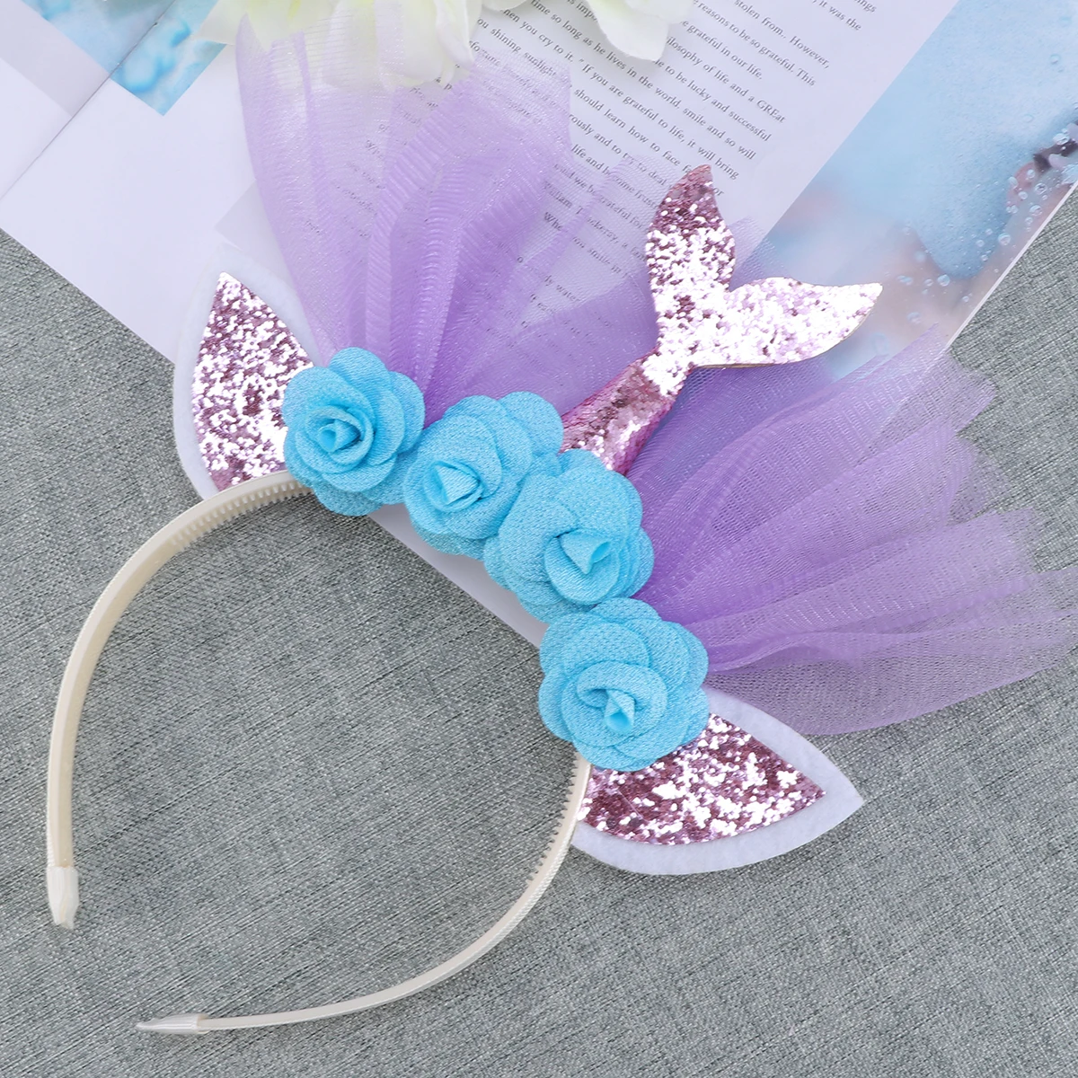 

Hair Bands Kids Accessories Girls Glitter Child Party Hoop Non Fading Comfortable Wear Costume Carnival Christmas Easter New