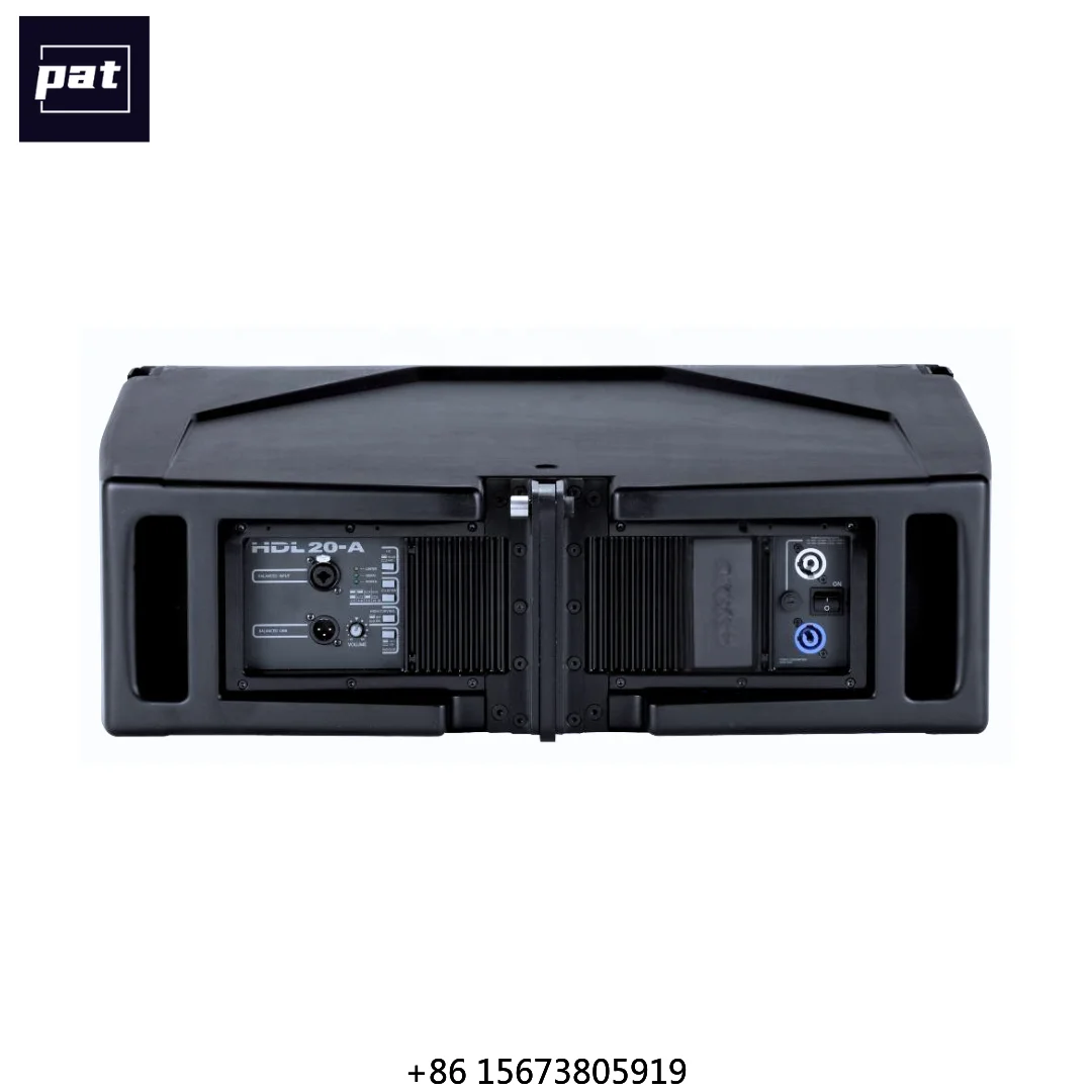 PAT HDL 20-A Double 10inch 1400W 2way ACTIVE LINE ARRAY Loudspeaker PA Sound Touring System 55Hz-20kHz 8ohm