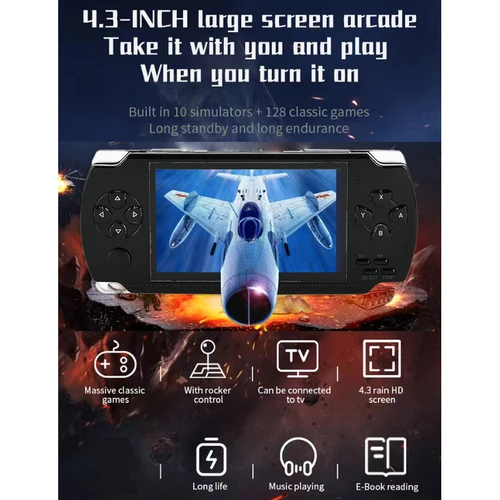 Imagen 2 del producto Consola de videojuegos Retro portátil de mano, reproductor Arcade para niños, Mini máquina emulador, estación de juegos Retrogame