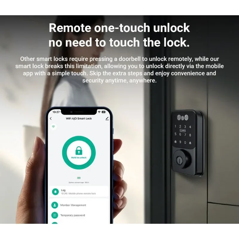 Lock Swipe lock facial recognition palm vein graffiti WIFI smart lock y