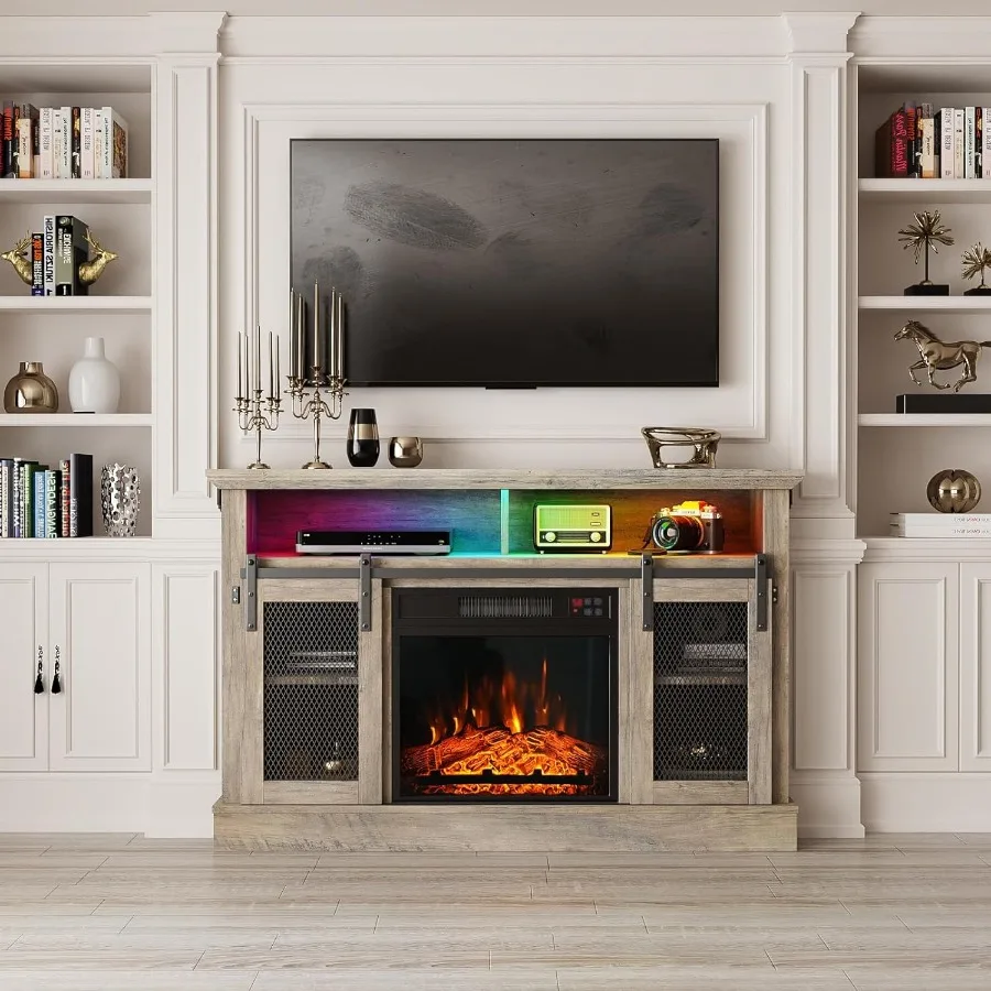 23 Electric Fireplace Insert for Recessed Installation with Low Noise Operation Remote Control Featuring Timer Function Touch S