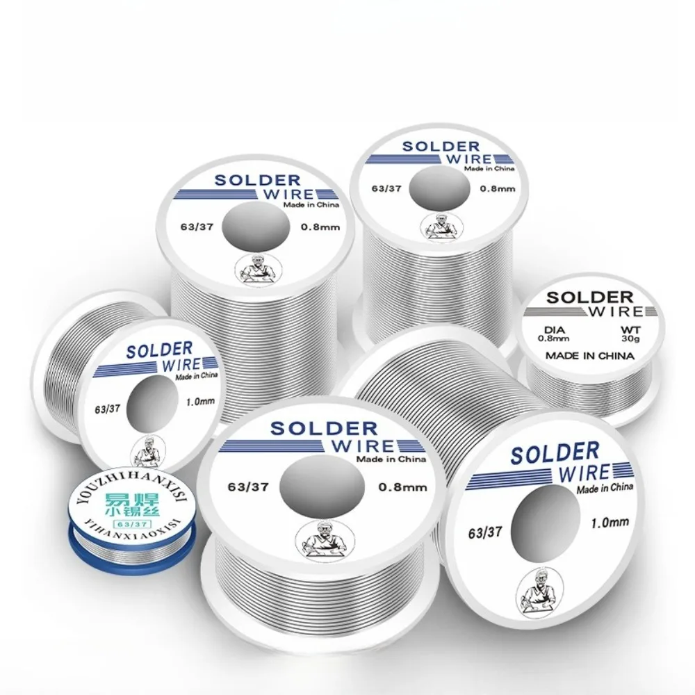 High Purity Soldering Wire 8g 50g 100g Mixed Tin Rosin Core Dia 0.6/0.8/1/1.2/1.5mm Solder Welding Wire For Electrical Soldering