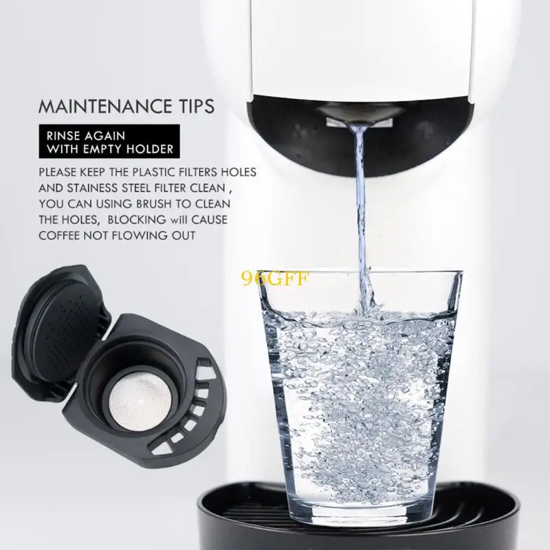 96GF Coffee Pods Adapter Adapter Coffee Machine مرفق مثالي لمختلف الإعدادات
