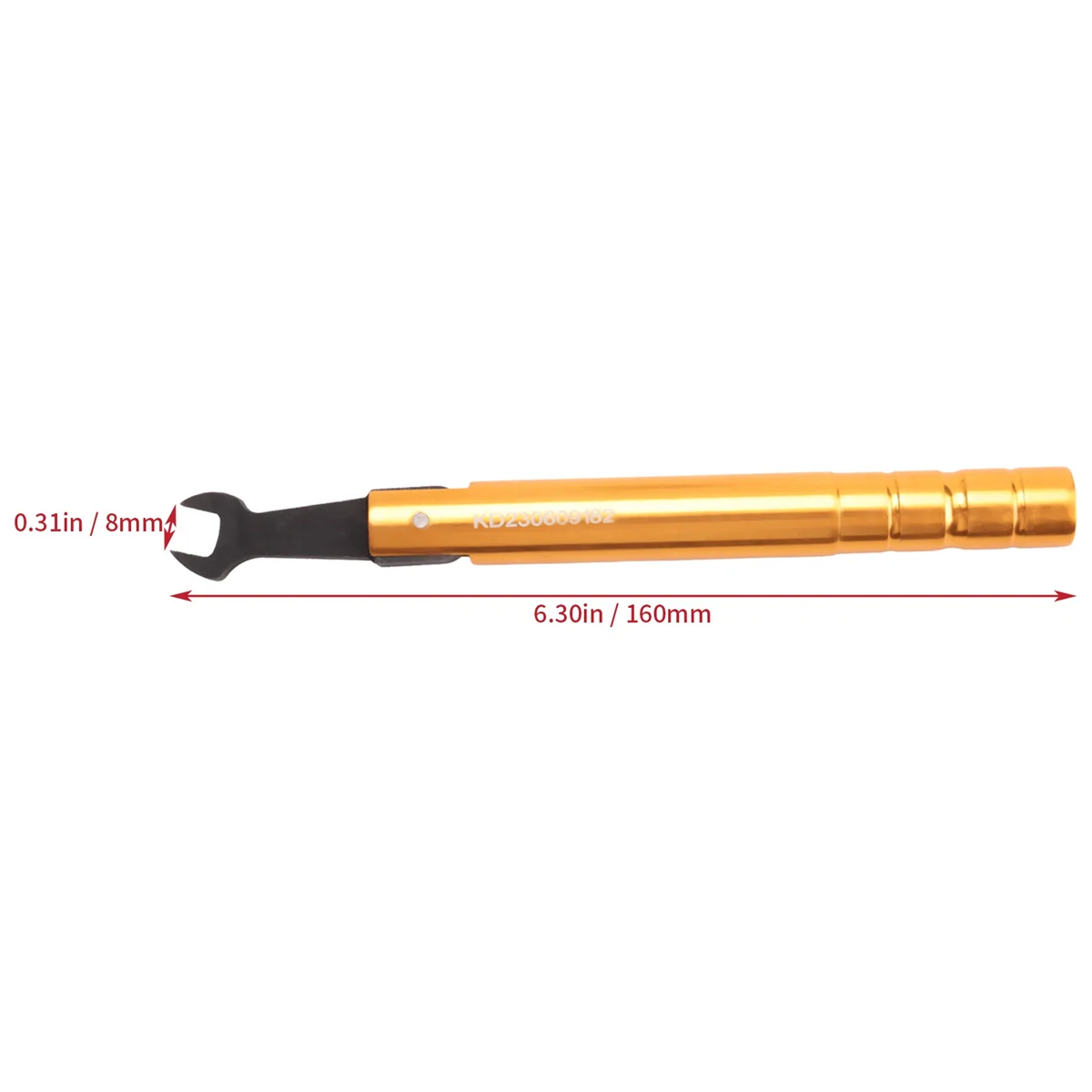 Mxita Sma Torque Moersleutel Rf Connector Opening 8Mm Elektrommunicatie Coax Adapter Convertor Rechte Gold Moersleutel