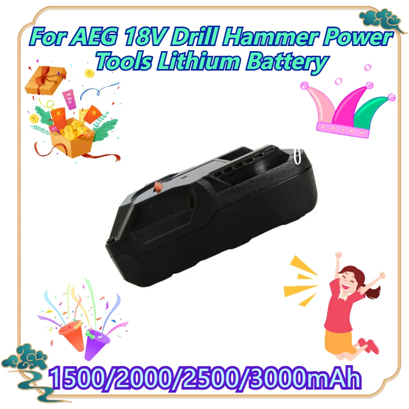 

1500/2000/2500/3000mAh For AEG 18V Drill Hammer Power Tools Lithium Battery
