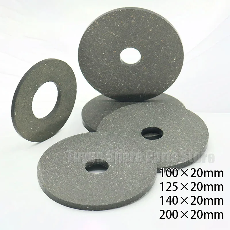Runde Reibungsbeläge, Bremsbeläge für verschleißfeste Kupplungsscheibe, kreisförmige Reibplatte, 100 125 140 200 mm
