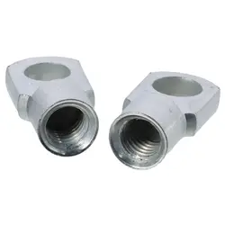 2Pcs M6/M8 Gas Spring End Fitting Steel for Applications Hoods and Canopies Silver Tone