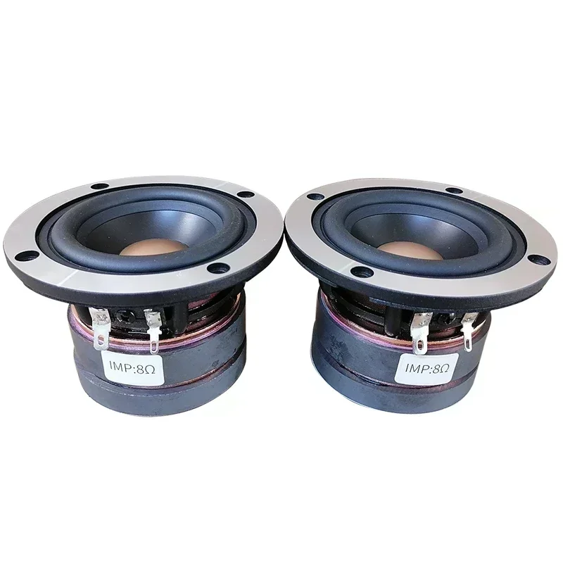 Original AKISUI AS80FL42EX 3\'\' High Performance Full Range Speaker Dual Magnets Aluminum Cone 4/8ohm RMS 30W Fs=65Hz