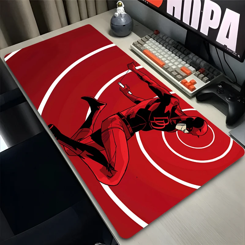 XXL Mouse pad Computer Speed type carpet mat for e-sports players Laptop M-marvel D-daredevil Keyboard Mousepad Office Desk Mat