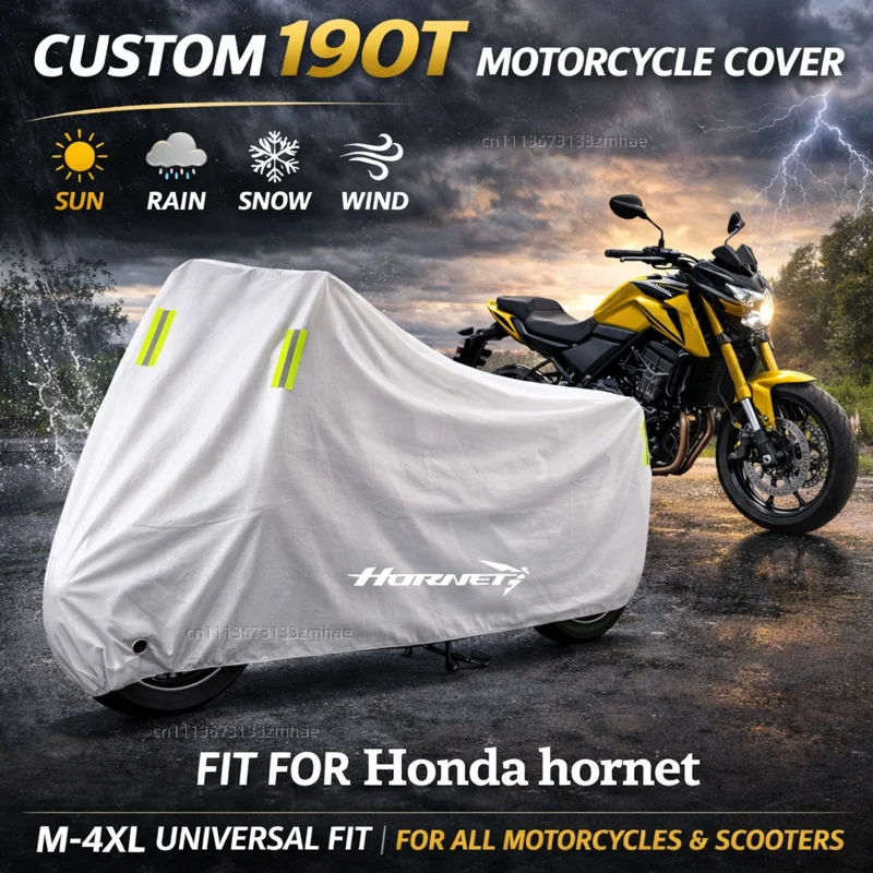

Чехол для мотоцикла Honda CB750 Hornet 2025-2026, водонепроницаемый, сверхпрочный, для улицы, защита от дождя, пыли и солнца