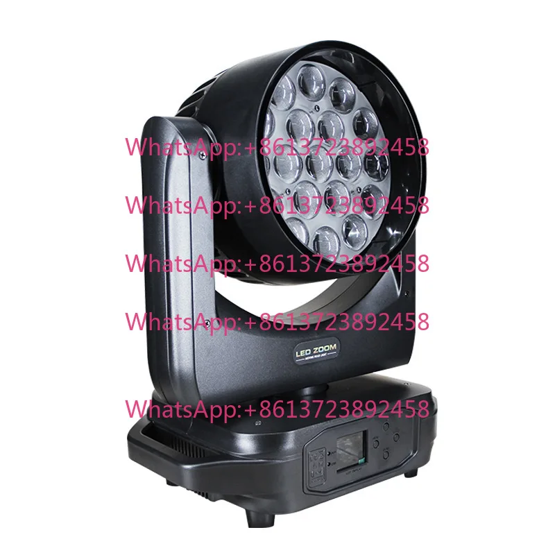 19x15W Focus Shake Head LED Moving Light Spotlight For Live/Dance Rooms Mall Stage Performance IP20 Protection