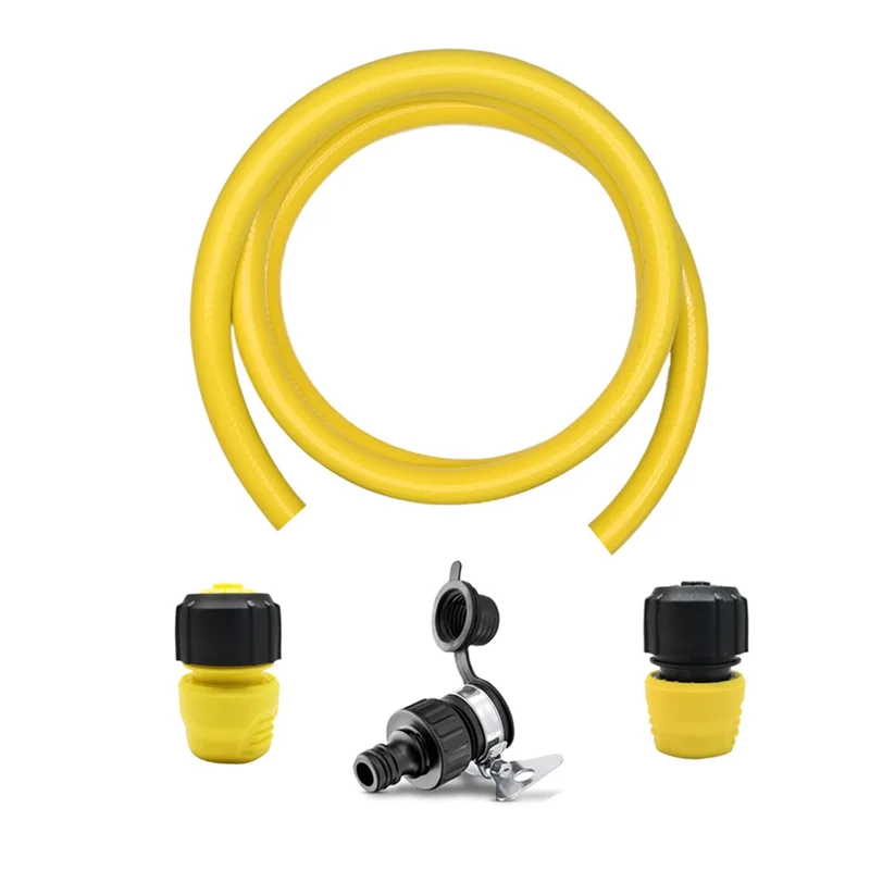 

Для садового шланга Karcher 5/8 дюйма X 6,5 футов, гибкий противоударный шланг с водопроводным соединением, универсальный набор соединений для крана