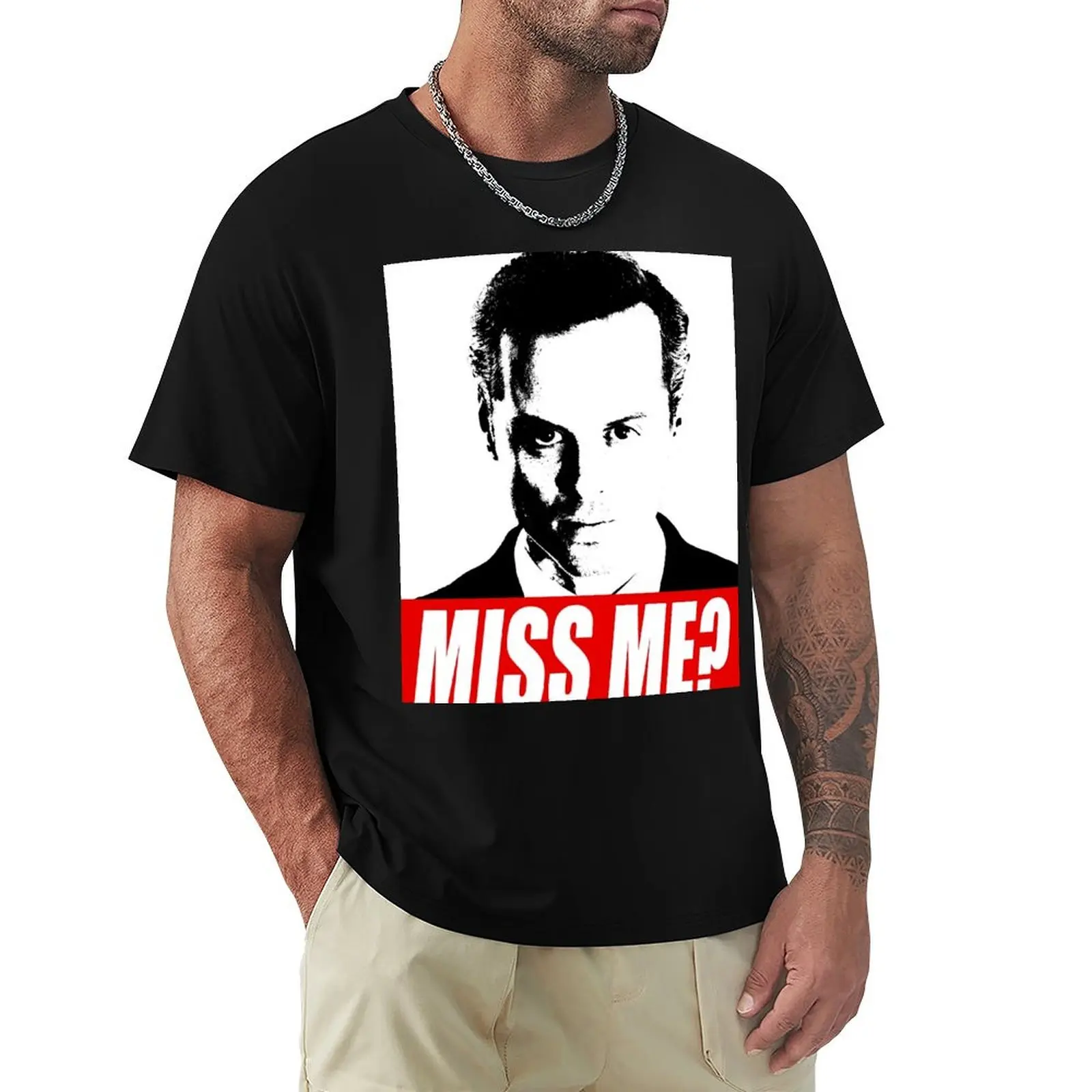Miss Me? - Jim Moriarty - Sherlock T-Shirt Casual Loose Fit Short Sleeve T-Shirt