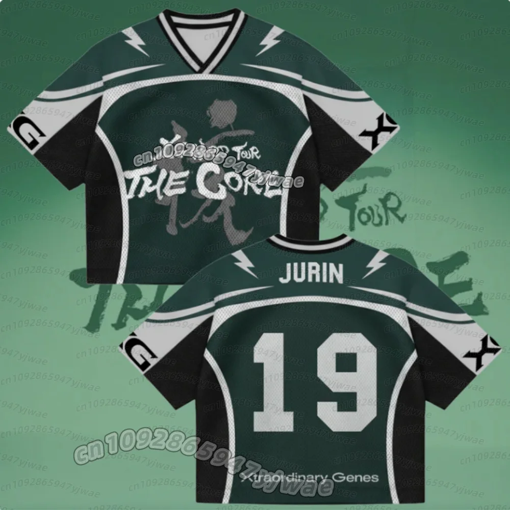 Sommer Damen Katseye The Wildworld Tour 2026 Mesh-Trikot Fan-Konzert Leichtgewichtiges K-Pop Inspiriertes Trikot – Detail 7