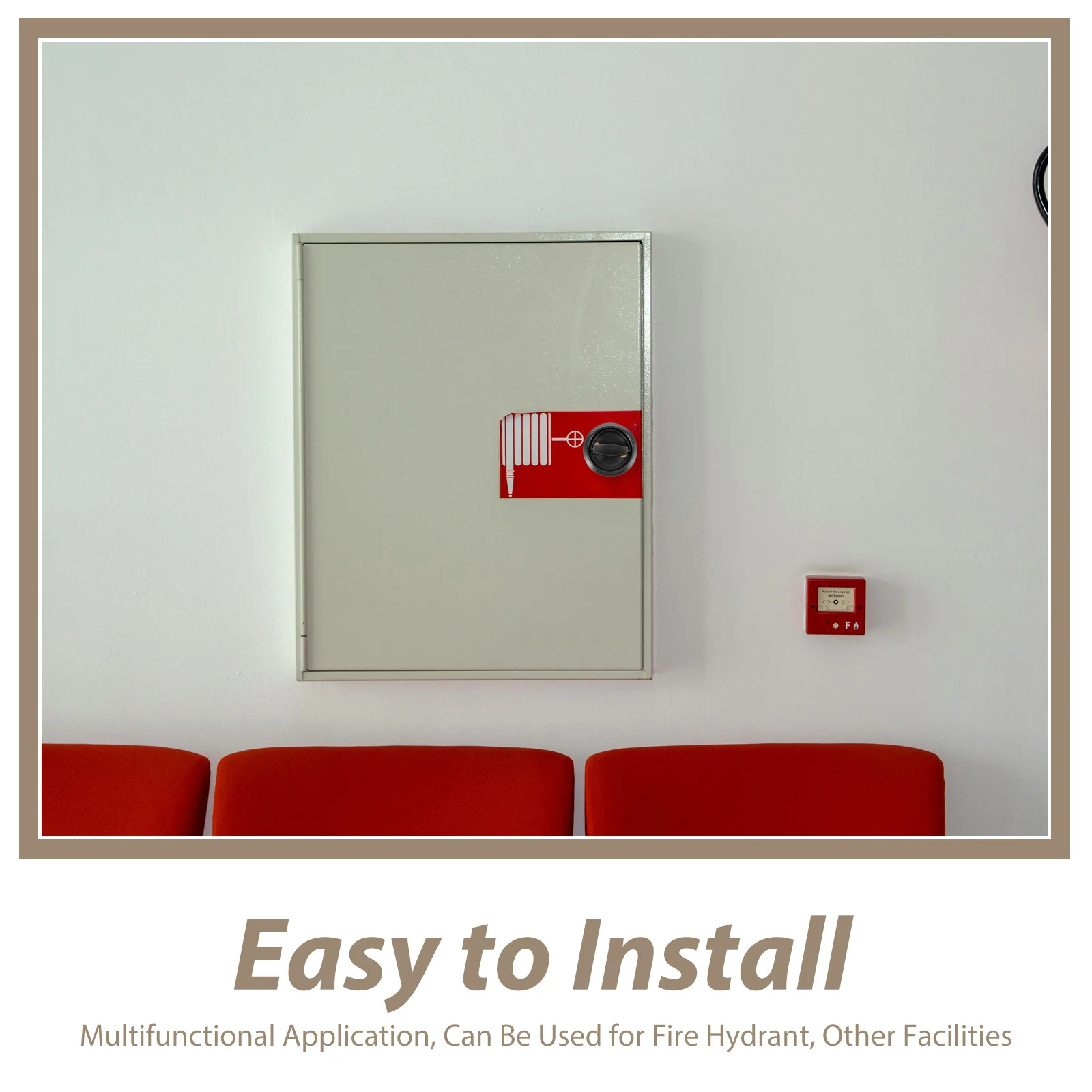 Fire Hydrant Hydrant Box Pulls Box Pull Stainless Steel Recessed Cabinet Handle For Fire Safety Equipment Black