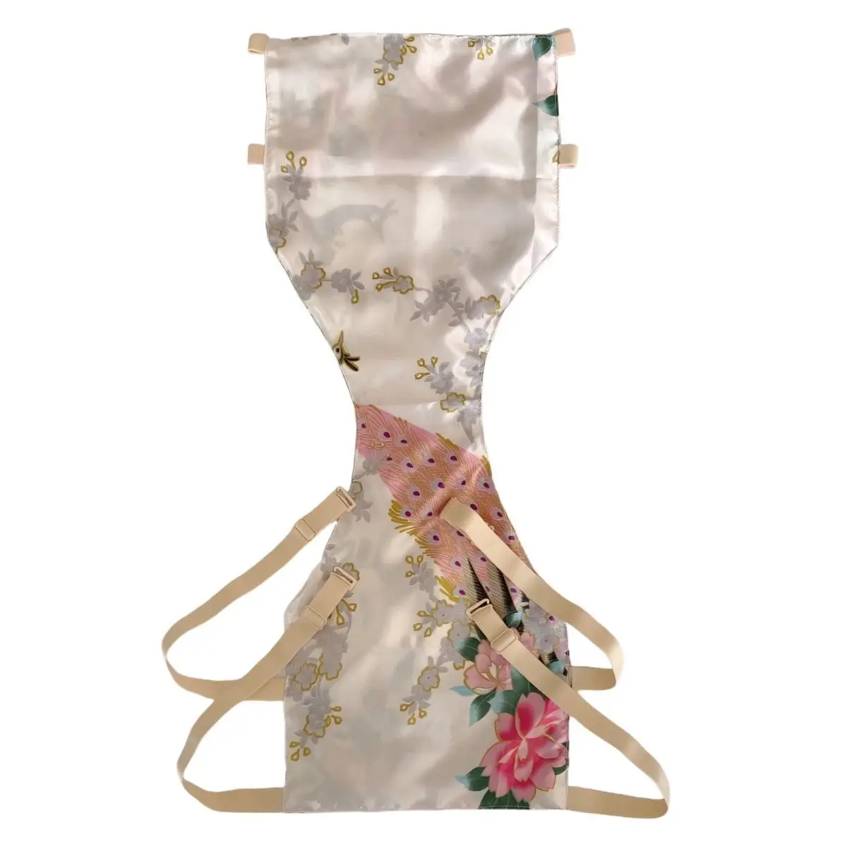 

Glossy White Floral Print Sexy Ice Silk Underwears Panties Plus Size Briefs Lingeries Bottoms