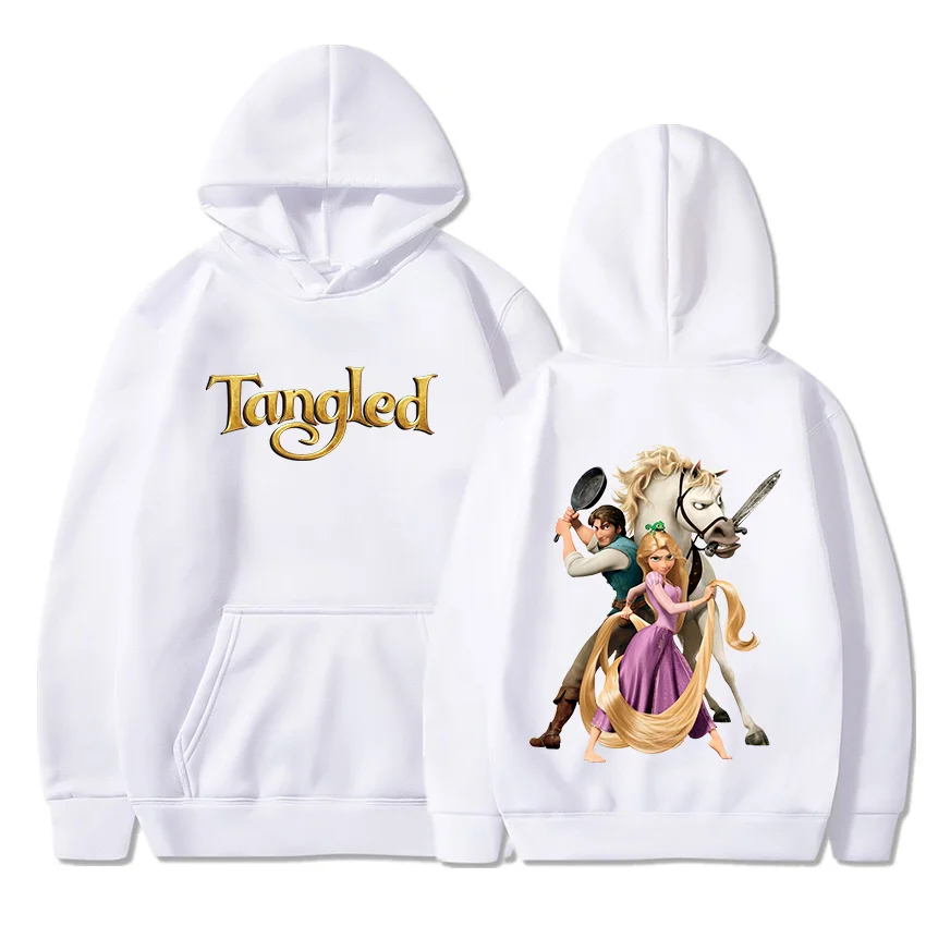 Tangled Rapunzel Princess Thin Hoodie Sweatshirts Men Women Autumn Casual Pullover Boys Girls Harajuku Streetwear Hoodies