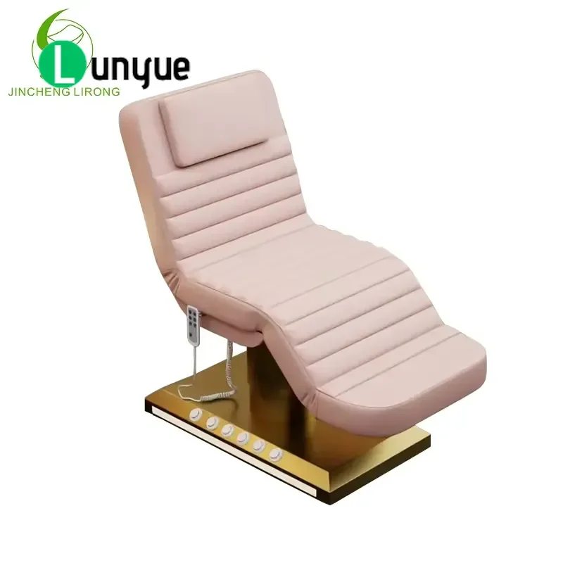 Modern Electric Beauty Bed for Spa Medical Facial Eyelash Body Treatment Durable PU Metal Construction
