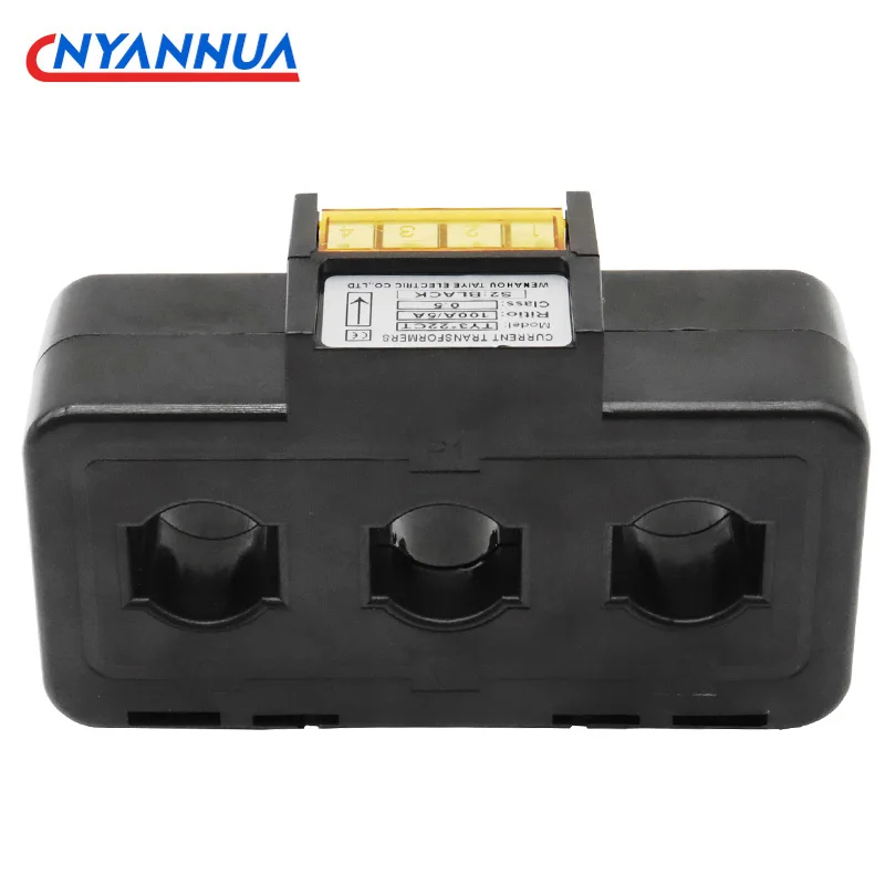 Three Phase 0.5 Class Current Transformer CT 50A/100A/150A/200A/250A/300A/400A /5A AC Combined Three-Phase One