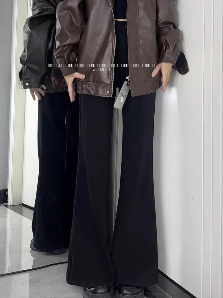 

Джинсы-колокольчики с высокой талией, женские осенние новые не одинаковые леггинсы больших размеров, утягивающие брюки для тела с грушевым вырезом