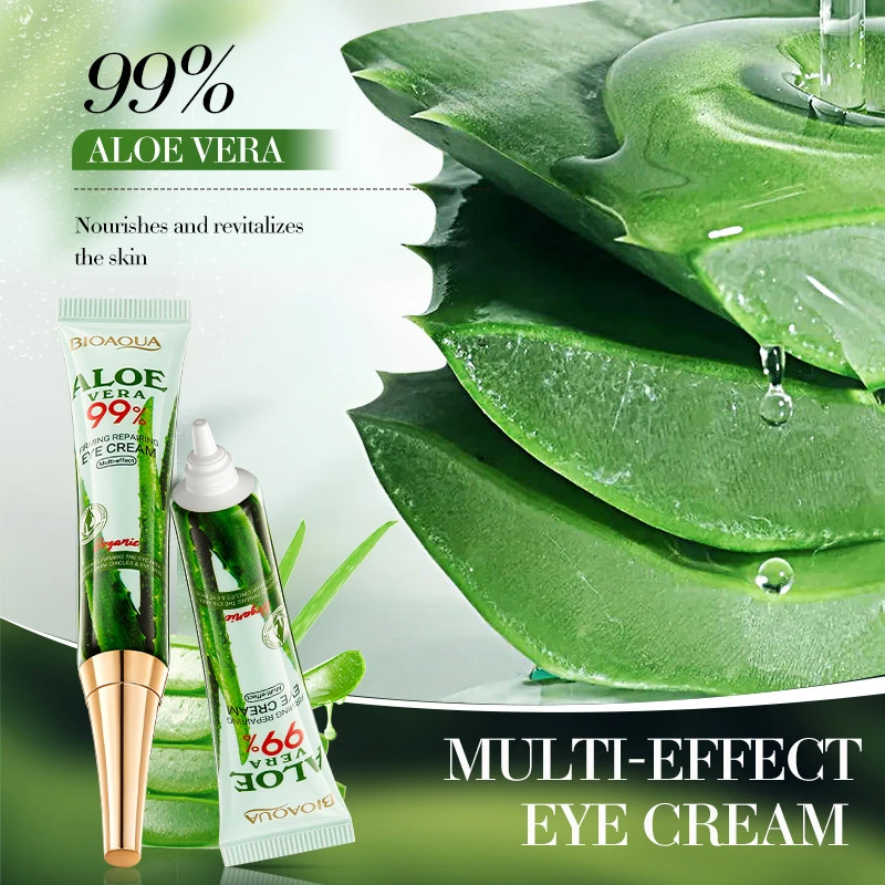 20g Aloe Vera Eye Cream Multi Effect Firming Repairing Eye Cream Removing Wrinkles Reduce Dark Circles Moisturizing Eye Cream