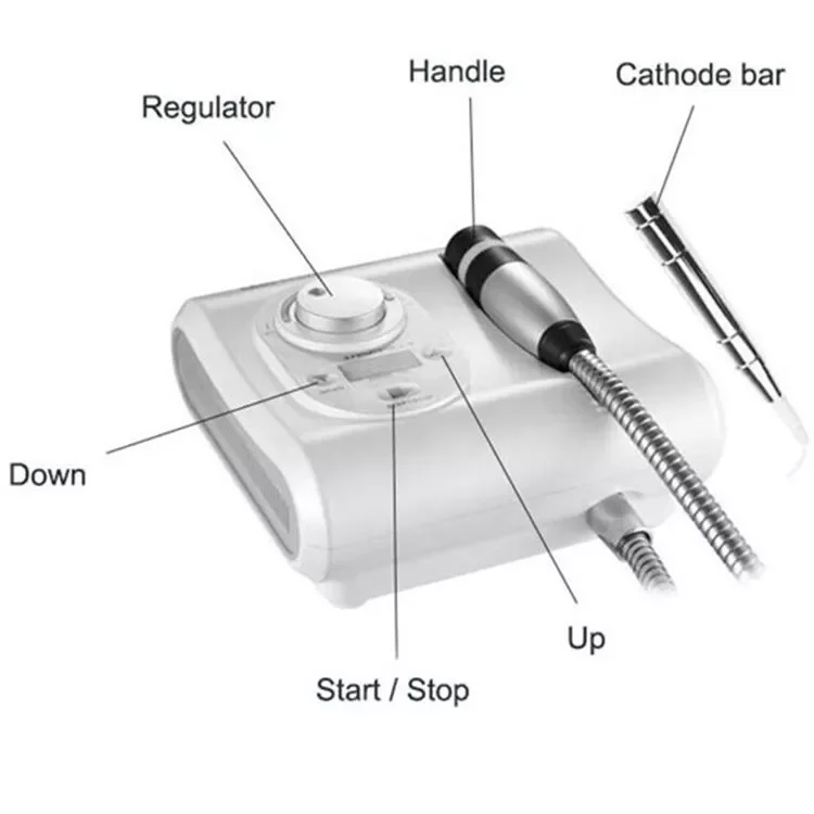 Cooling Multifunction High Frequency Facial RF No Needle Electroporation Micocurrent Face Lift Mesotherapy Machine