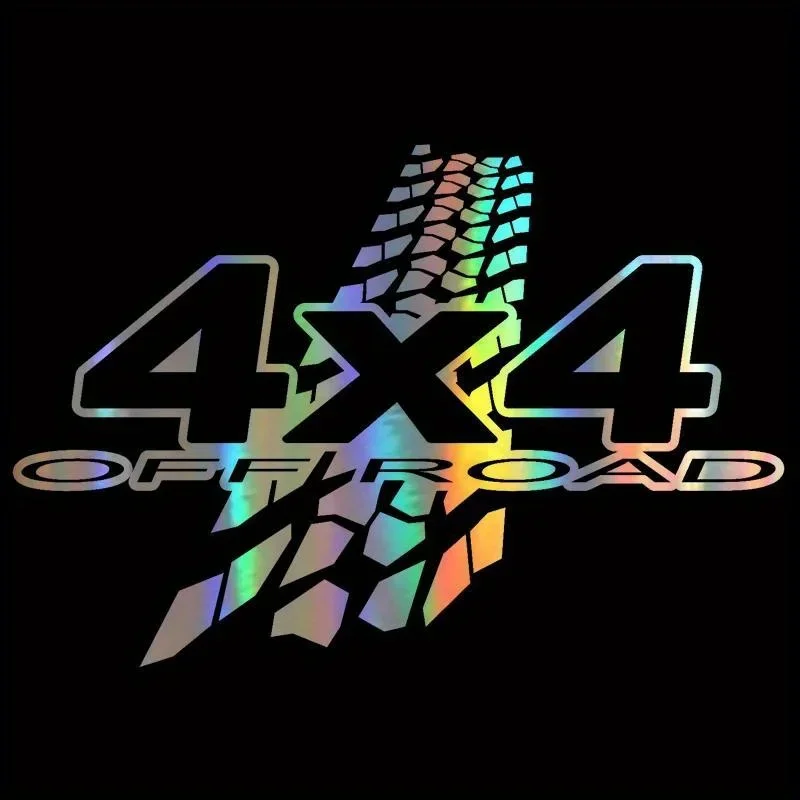 1Pc 4x4 Off Road Tire Waterproof Vinyl Sticker Decal For Car Motorcycle Helmet Laptop Decor