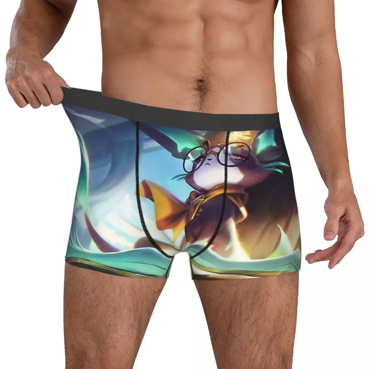 Yuumi Battle Academia Men Boxer Briefs Underwear League of Legends Game Highly Breathable High Quality Gift Idea