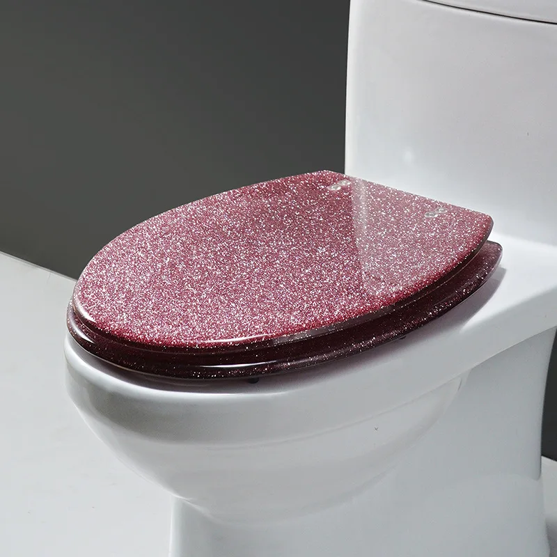 

Modern Simple Resin Toilet Lid Uvo Universal Slow Down Star Series